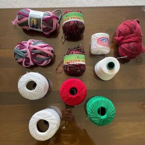 Assorted Yarn and Thread Collection